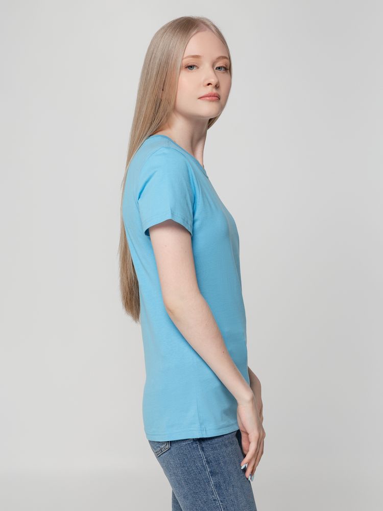 Футболка женская T-bolka Lady, голубая-3