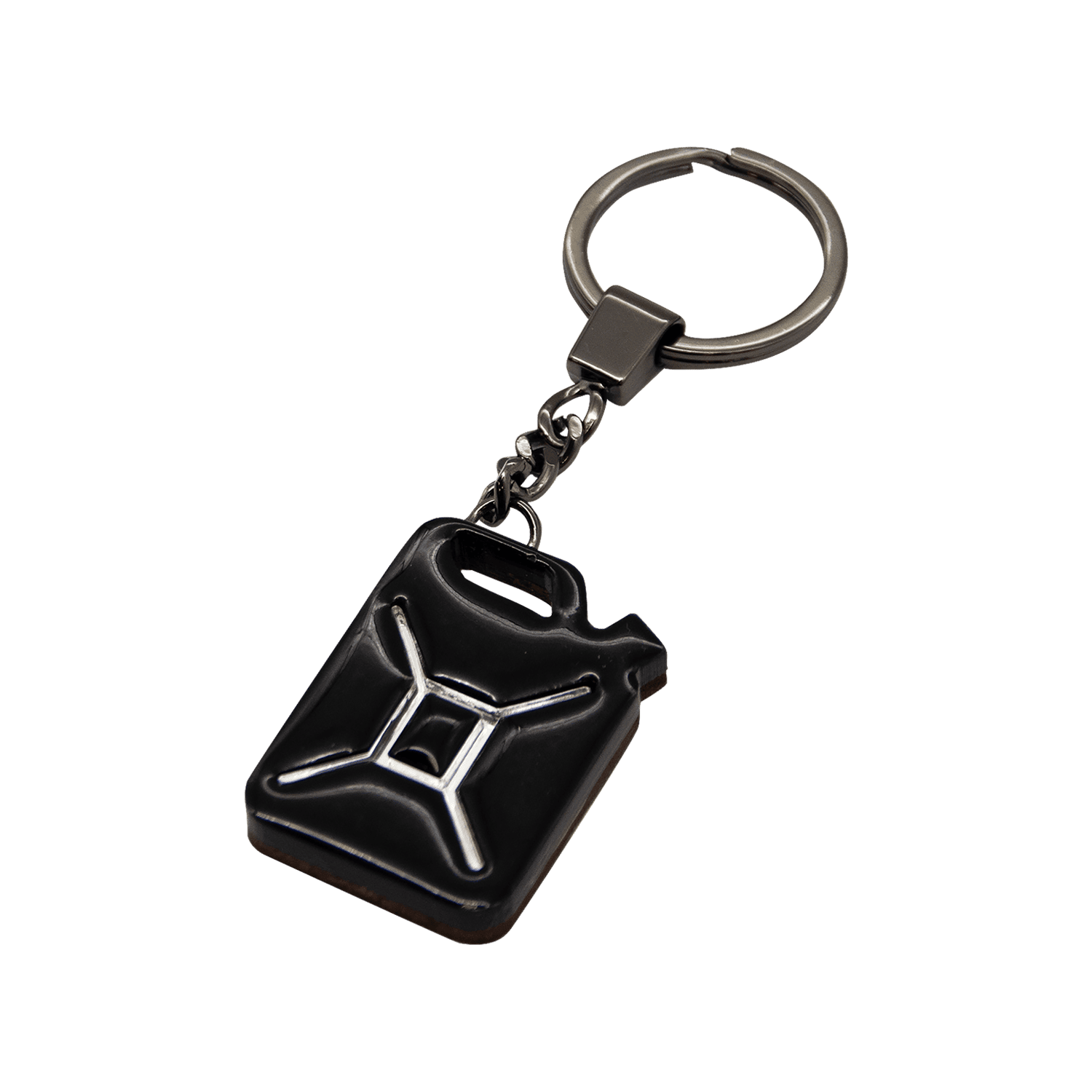 Брелок Канистра (черный с серебром)-2