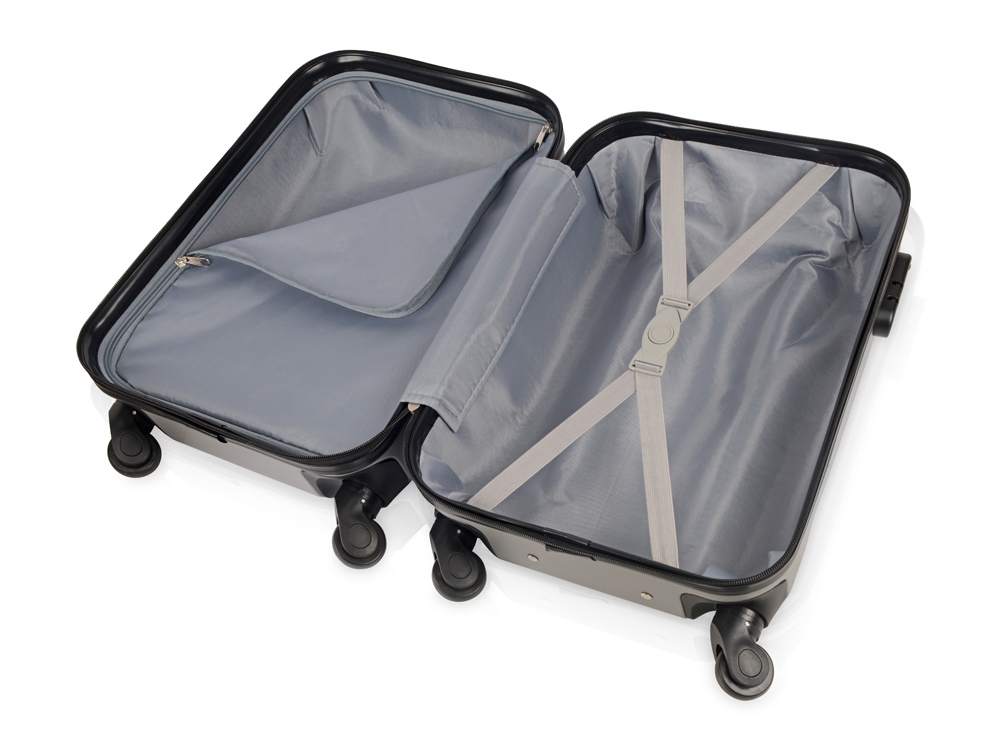 Чемодан Travel, светло-серый-1