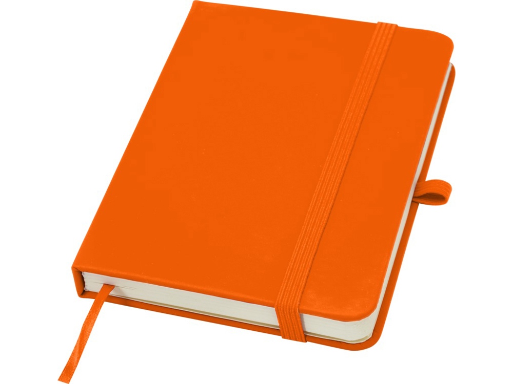 Блокнот Spectrum Plus формата A6 в твердой обложке - Оранжевый-0