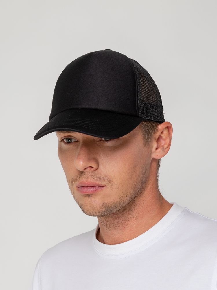 Бейсболка Sunbreaker, черная-7