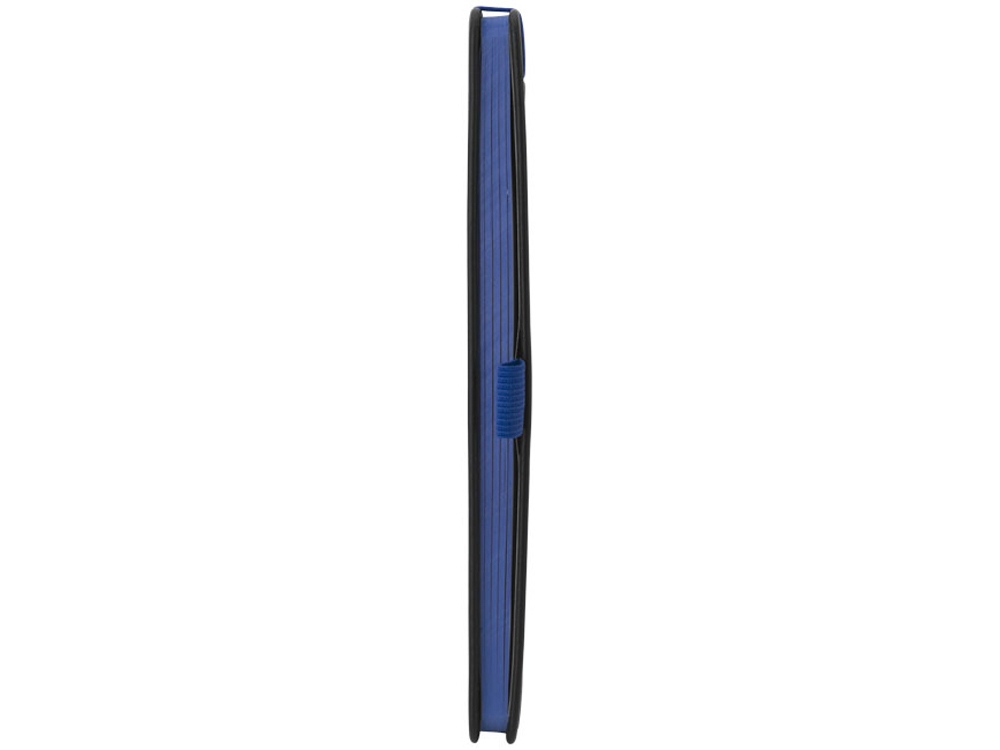 Блокнот Color edge A5, черный/ярко-синий-3