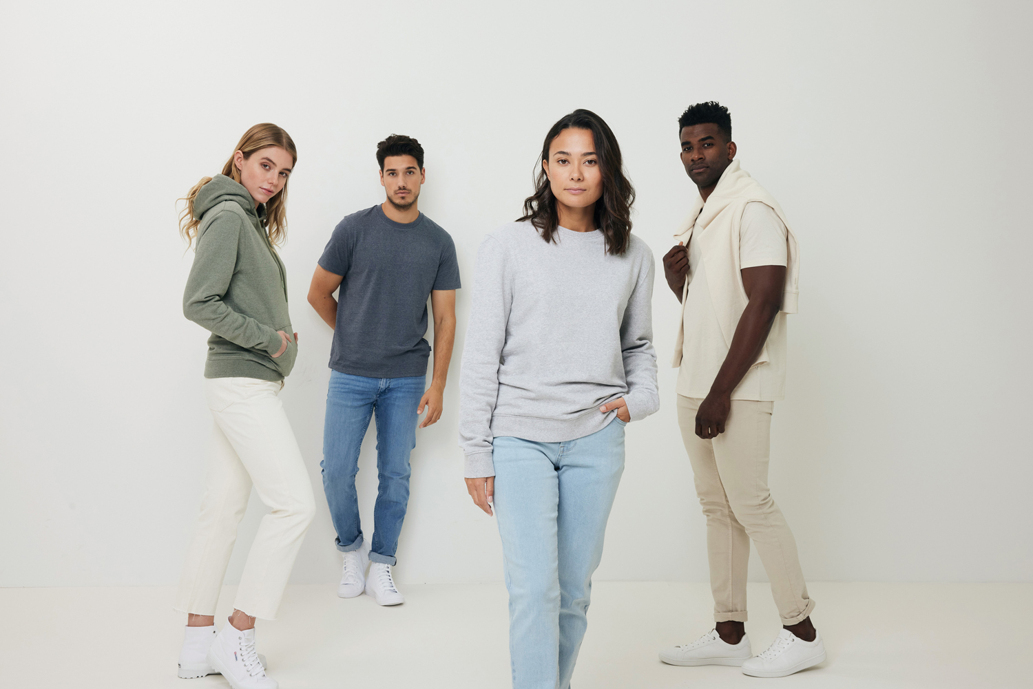 Футболка Iqoniq Manuel из переработанного неокрашенного хлопка, унисекс, 180 г/м²-12