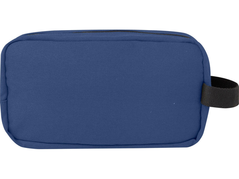 Косметичка Joey из холста, переработанного по стандарту GRS, объемом 3,5 л, нэйви-2