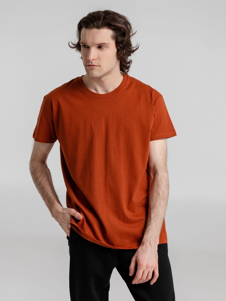 Футболка Imperial 190, коричневая (терракотовая)-4