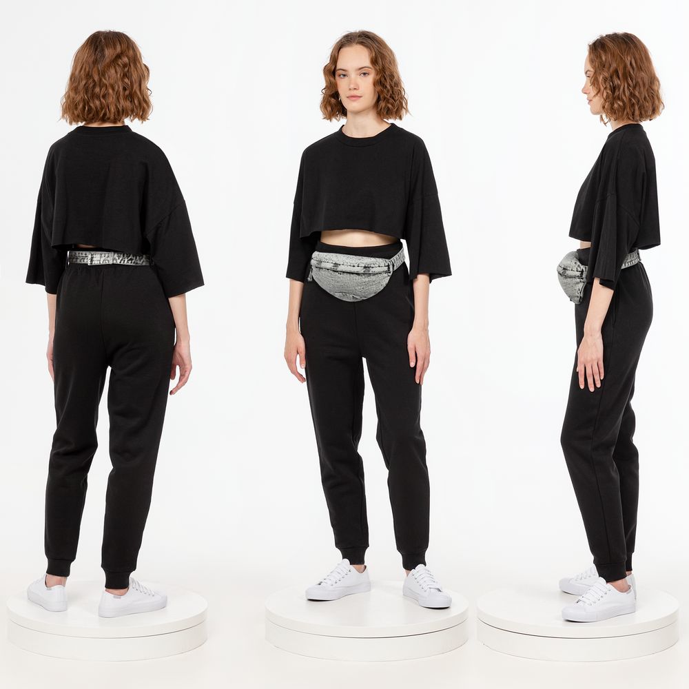 Поясная сумка W6, серая-3