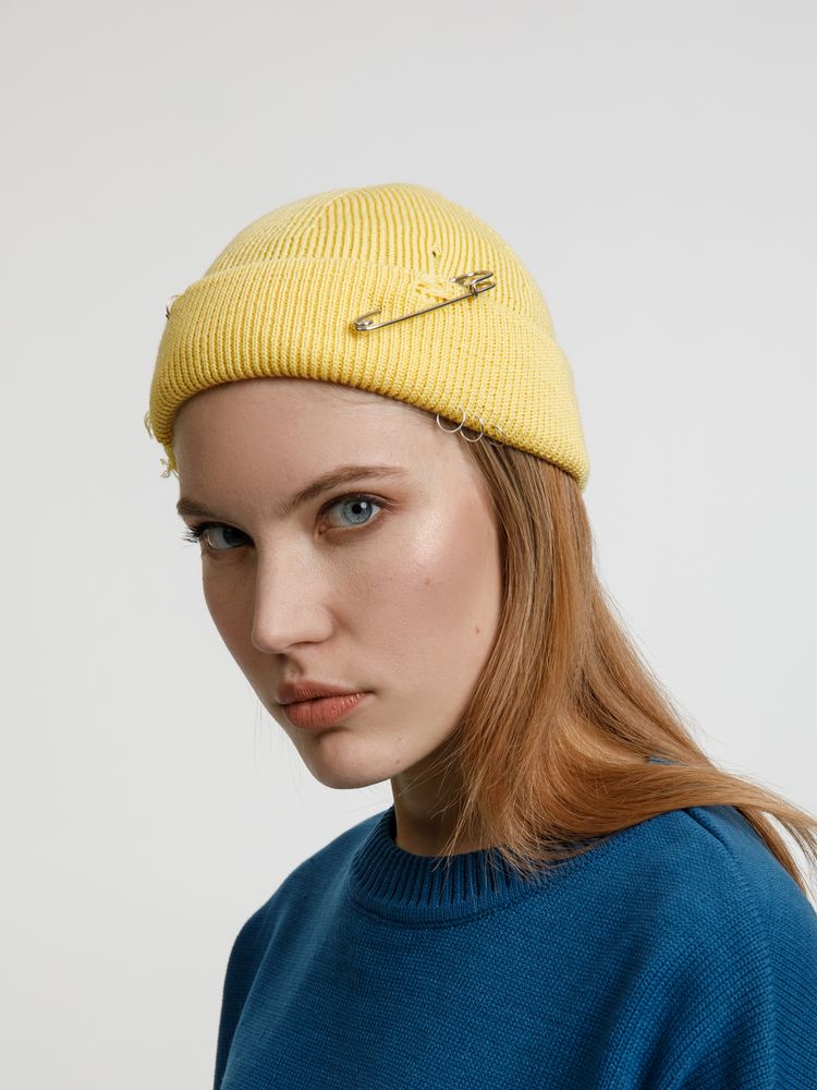 Шапка Pricker, желтая (попкорн)-6