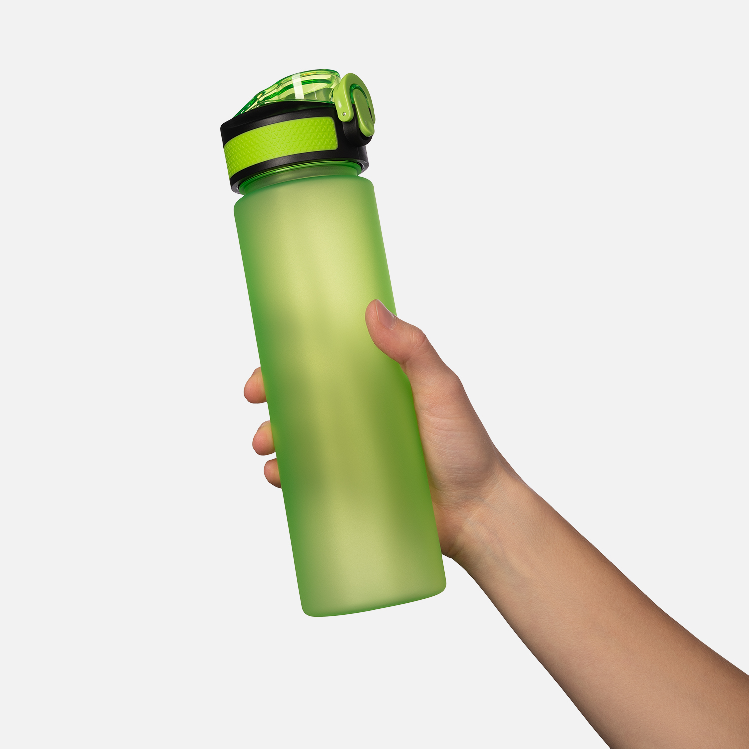 Бутылка для воды Flip, зеленая-6