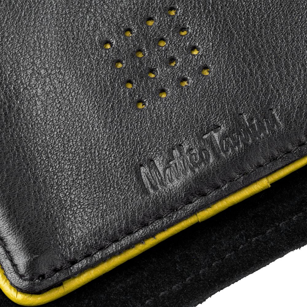 Кошелек Partinico, черный с желтым-2