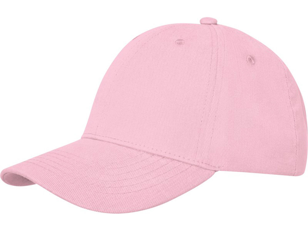 Бейсболка Davis, 6 панелей, light pink-0