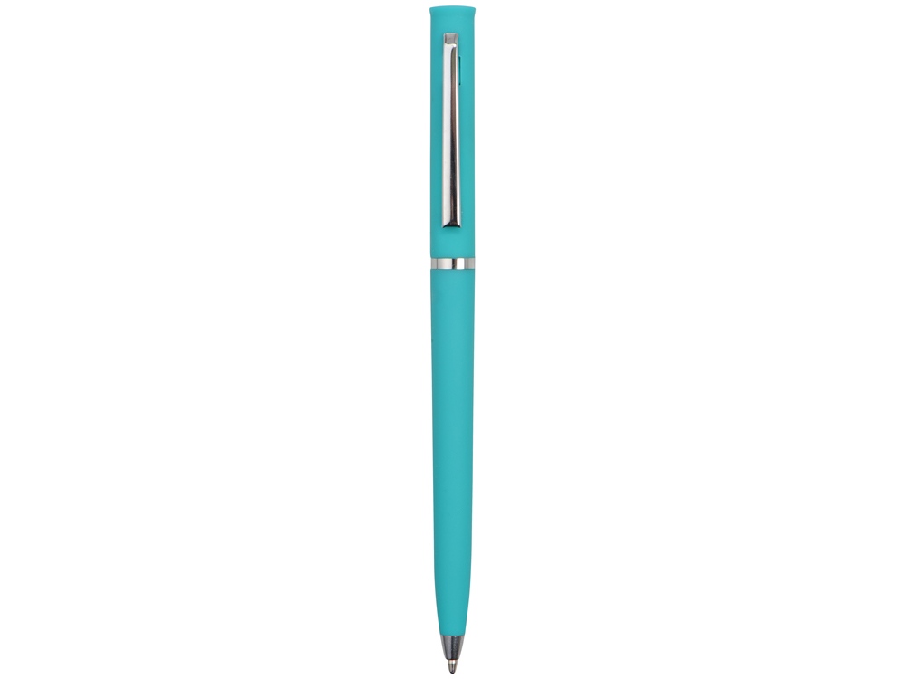 Ручка шариковая Navi soft-touch, голубой-1