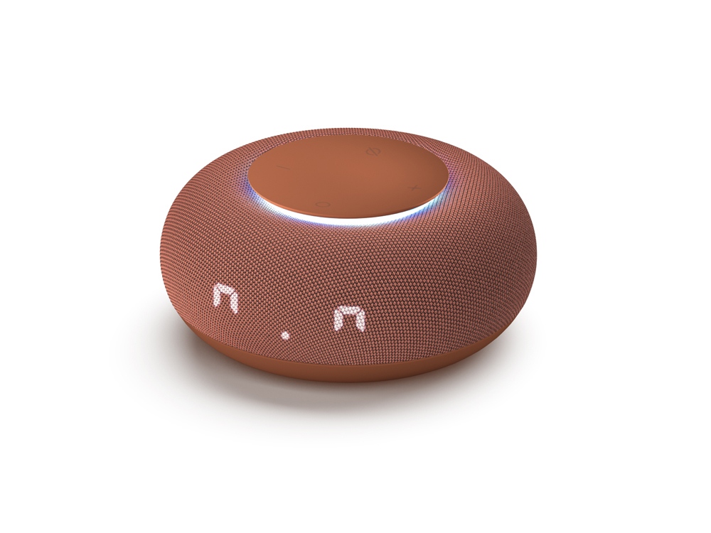 Умная колонка VK Капсула Мини с голосовым помощником Марусей, терракотовый-0