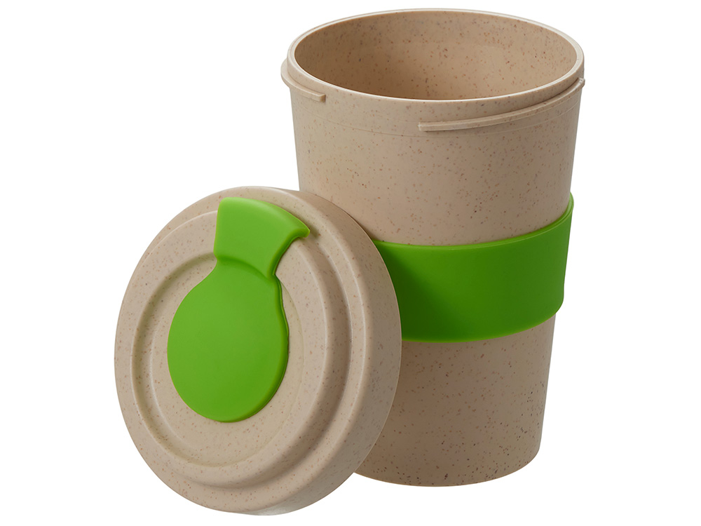 Стакан из пшеничного волокна Flava, зеленое яблоко-2