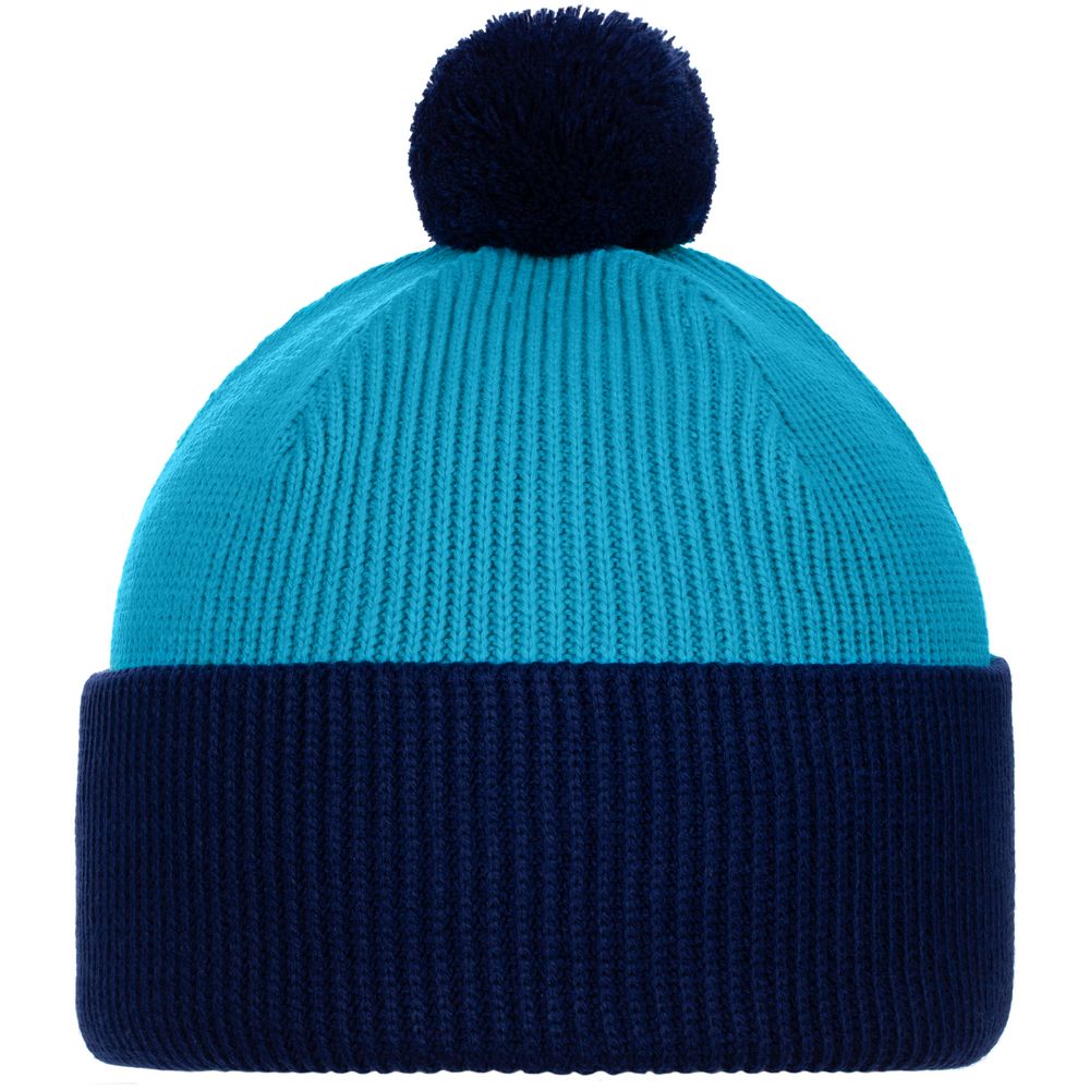 Шапка Snappy, бирюзовая с синим-1