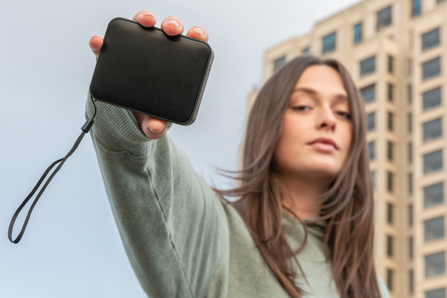 Беспроводная колонка Urban Vitamin Vallejo с защитой IPX7 из переработанного пластика RCS, 3 Вт-4