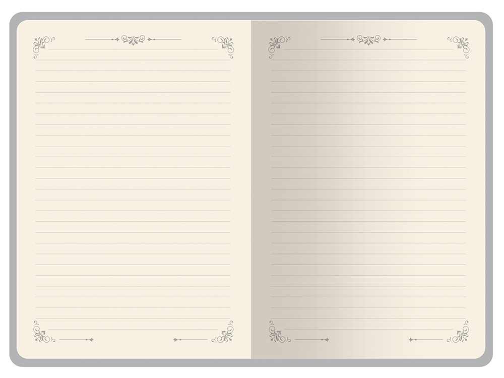 Ежедневник недатированный А5 Royal, красный с бронзовым срезом-5