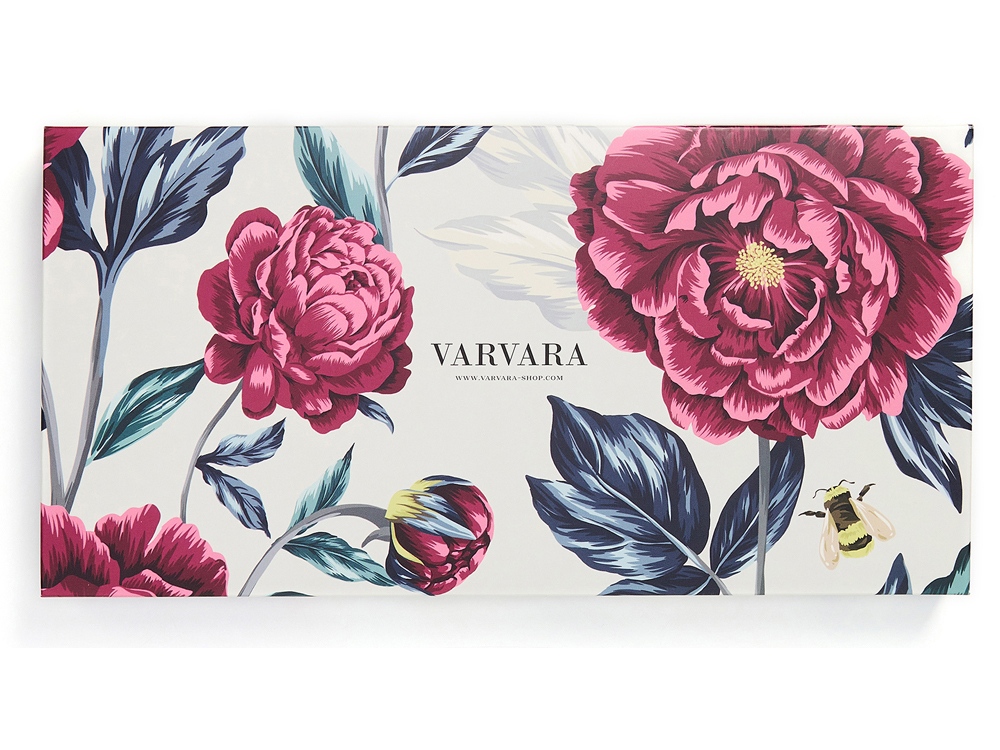 Косметичка Русские сезоны, белый. Varvara-3