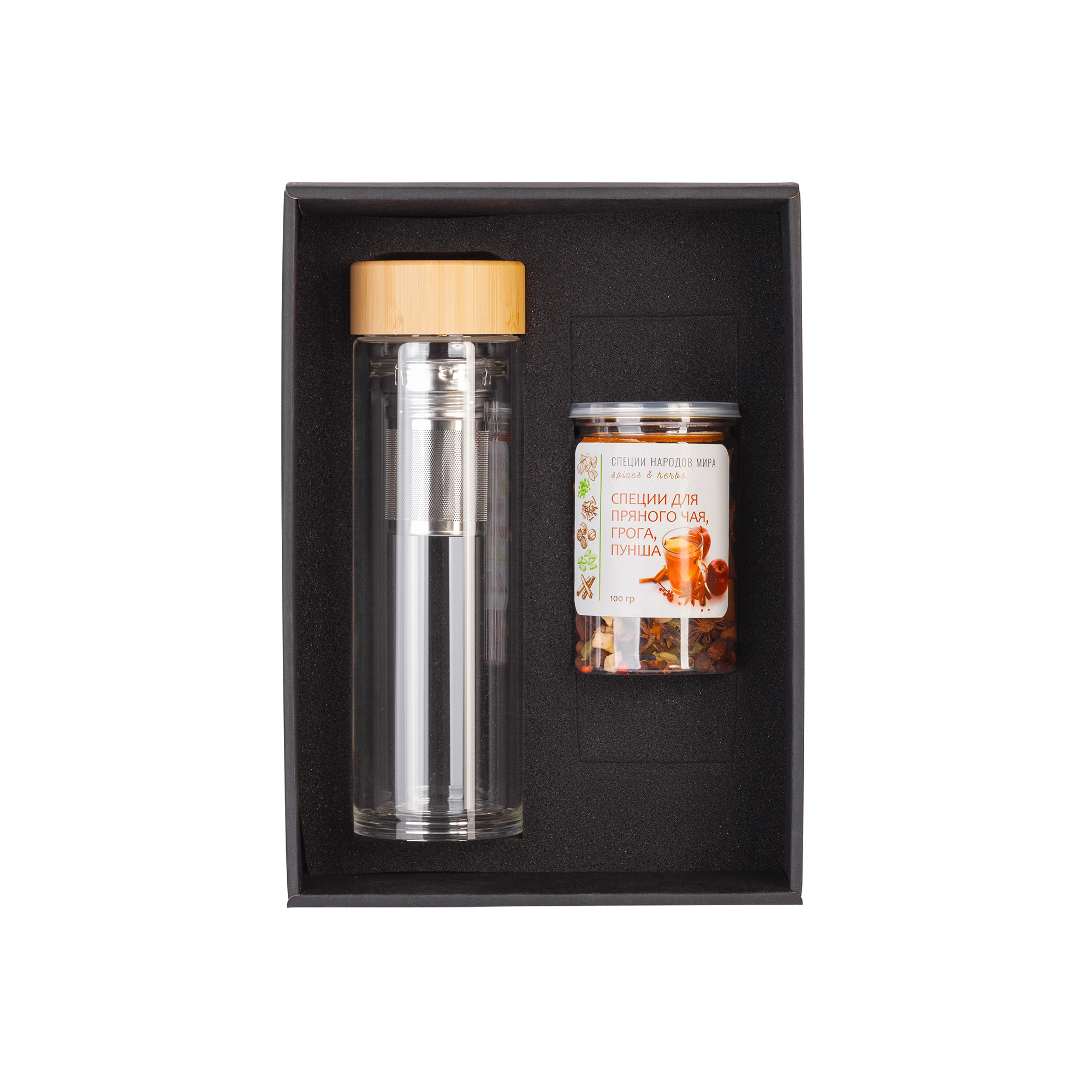 Набор подарочный "Pleasure": термос "Hot point", специи-0