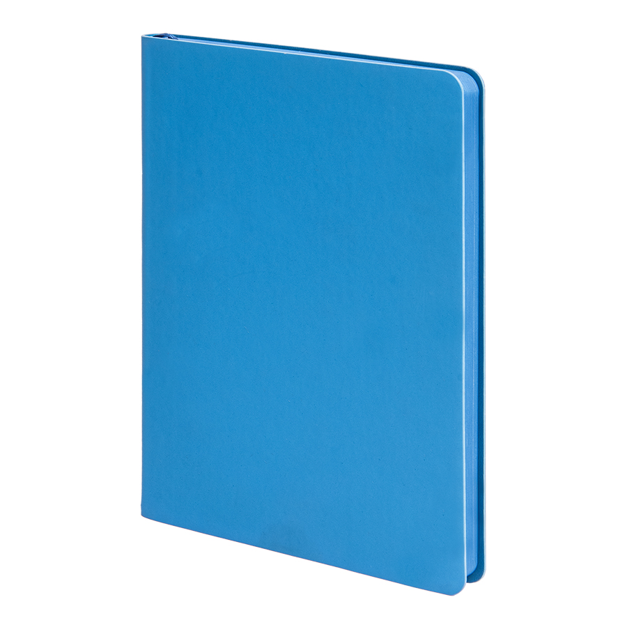 Ежедневник недатированный Pulpy, А5,  лазурный, кремовый блок в линейку, лазурный срез, лазурный-0