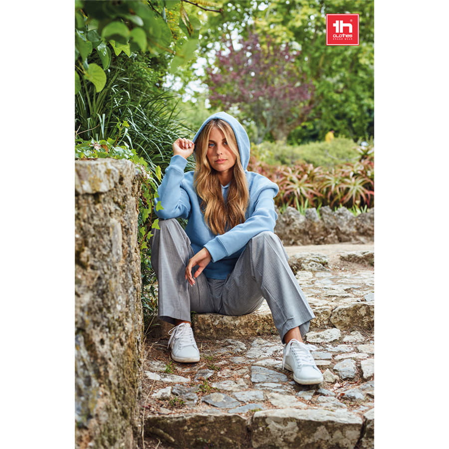 Толстовка с капюшоном унисекс PHOENIX 320, синий-2