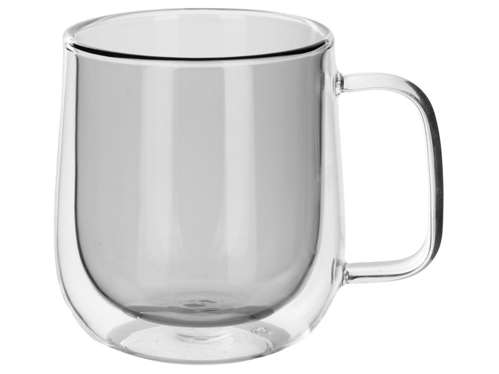 Цветная кружка Ubud с двойными стенками, черный-1