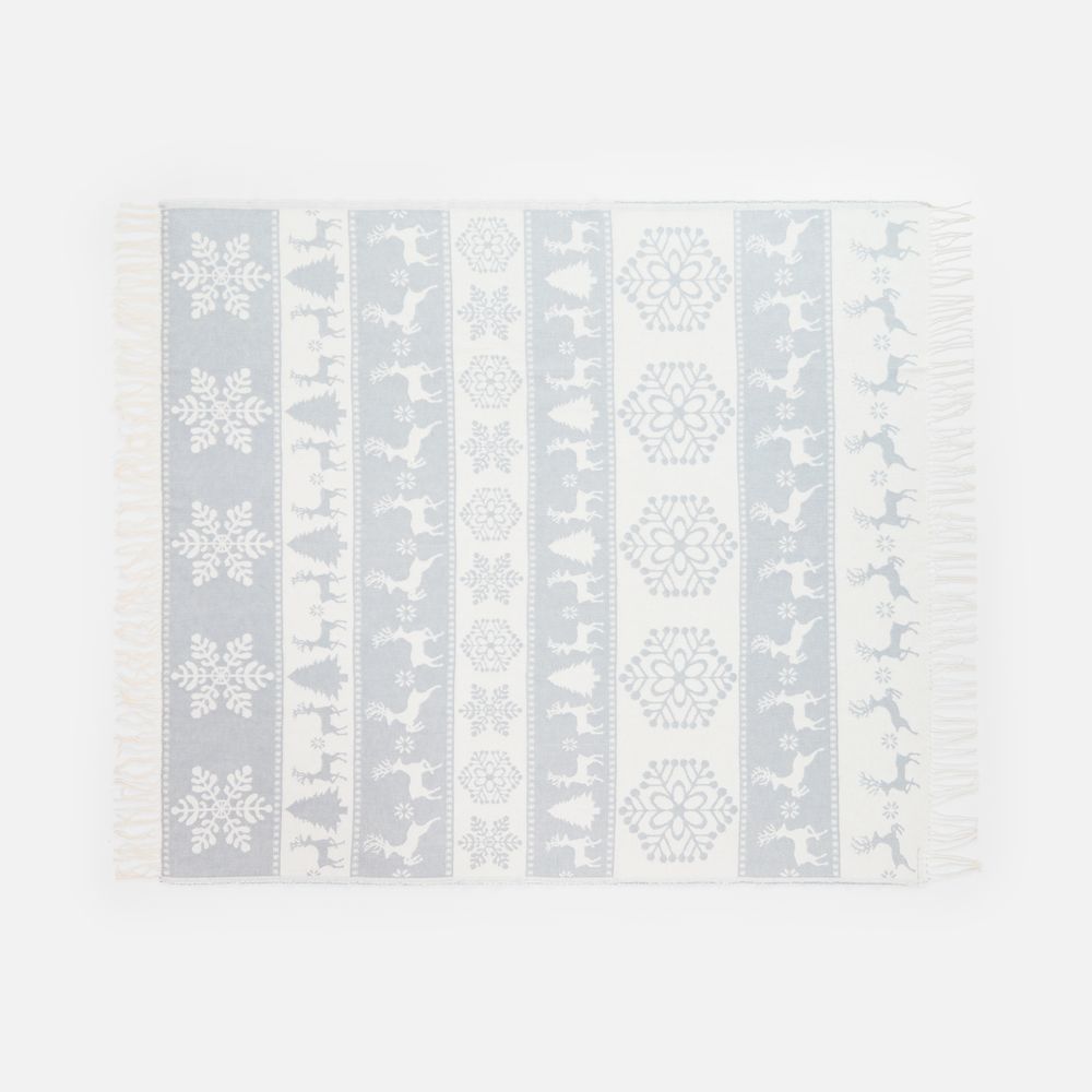 Плед «Скандинавия», серый-2