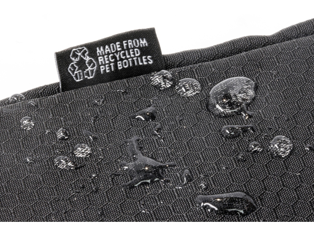 Универсальная водостойкая сумка на пояс Bumble из переработанного пластика, черный-10