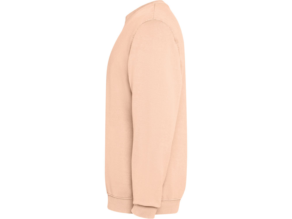 Свитшот Jaya унисекс, светло-абрикосовый выстиранный-3