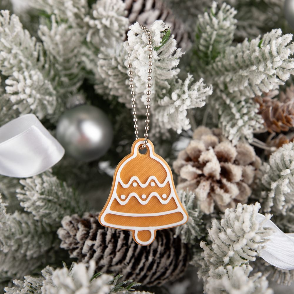 Мини-подвеска «Пряник», 3D-печать на заказ, колокольчик-3