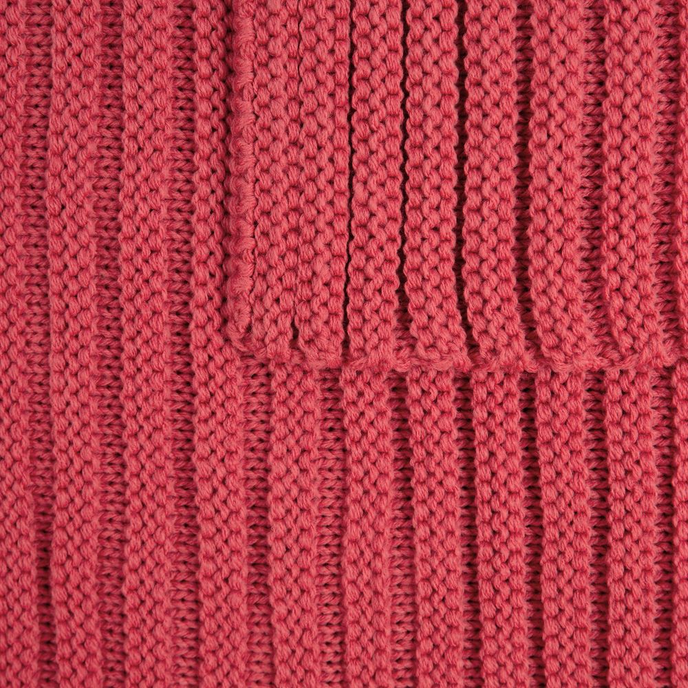 Плед Quill, красный (коралл)-2