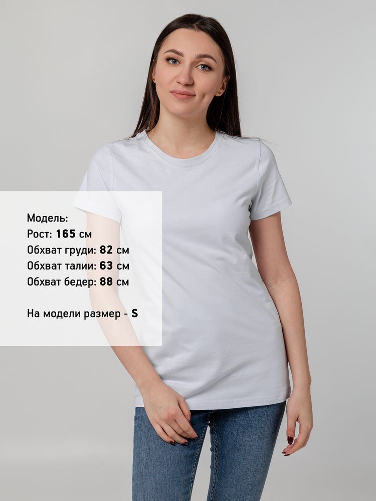 Футболка женская T-bolka Stretch Lady, белая-4