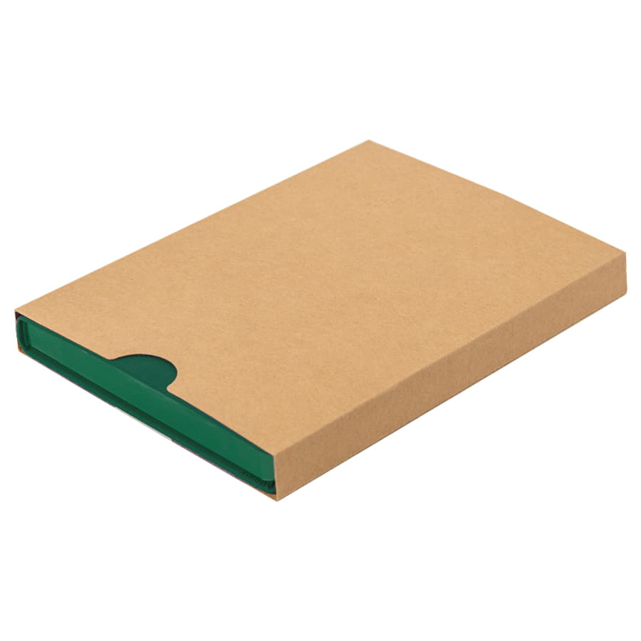 Ежедневник недатированный Softie, формат А5, в клетку, темно-зелёный-7