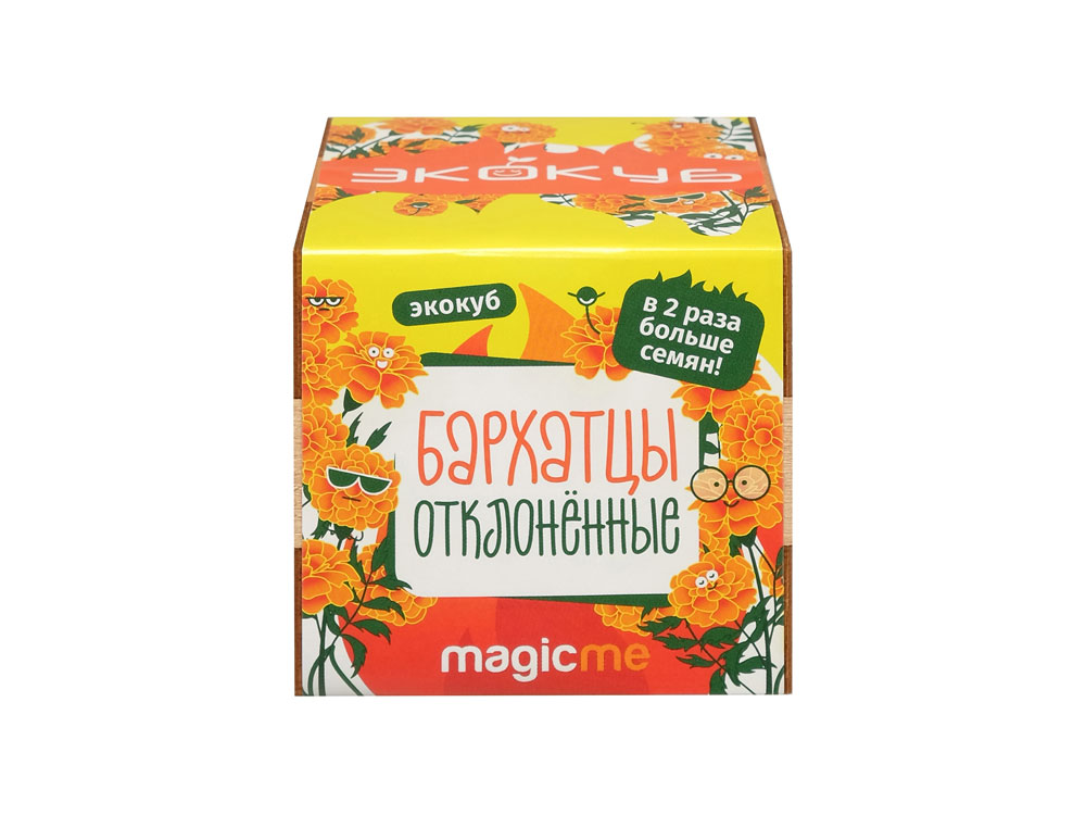 Набор для выращивания Экокуб Magicme Бархатцы-2