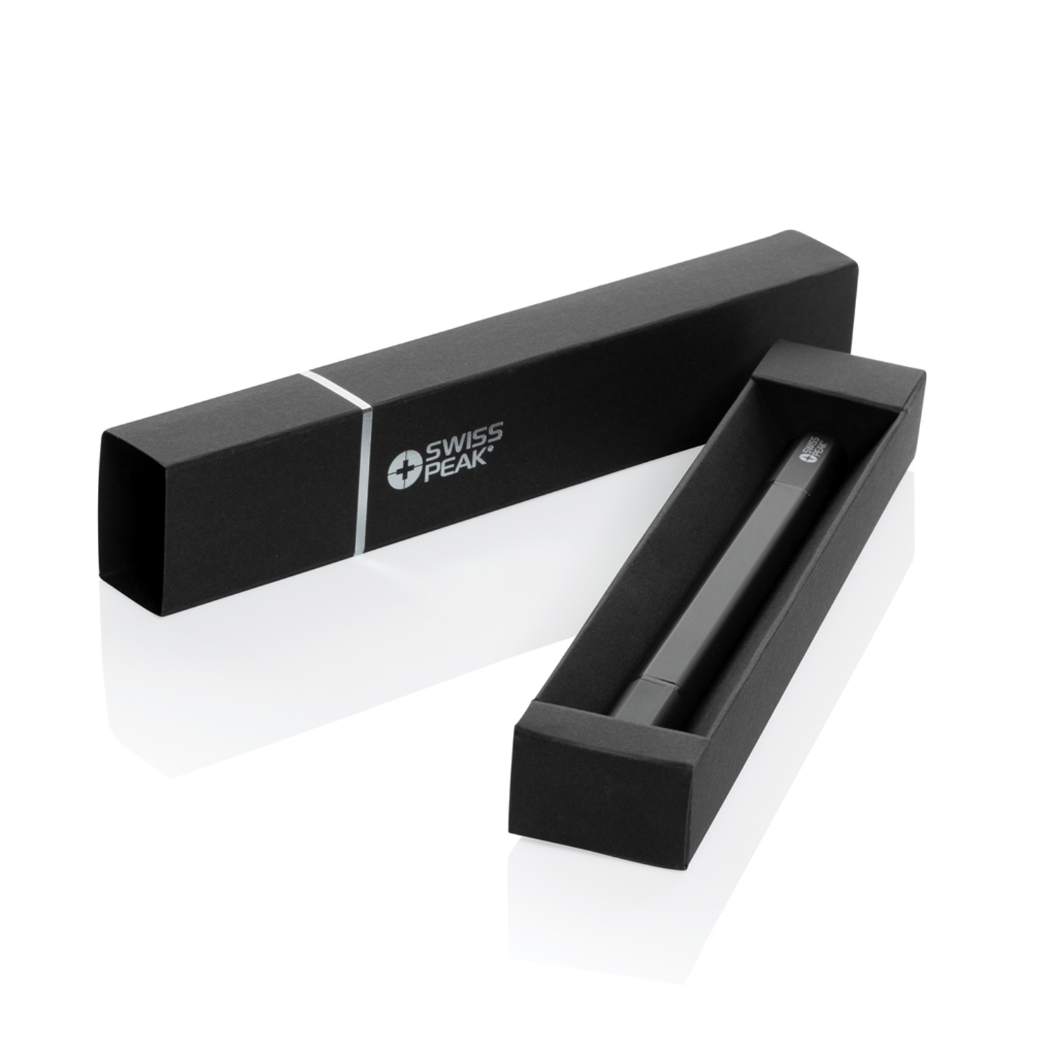 Ручка с двойным наконечником Swiss Peak Storm из переработанного алюминия RCS-1