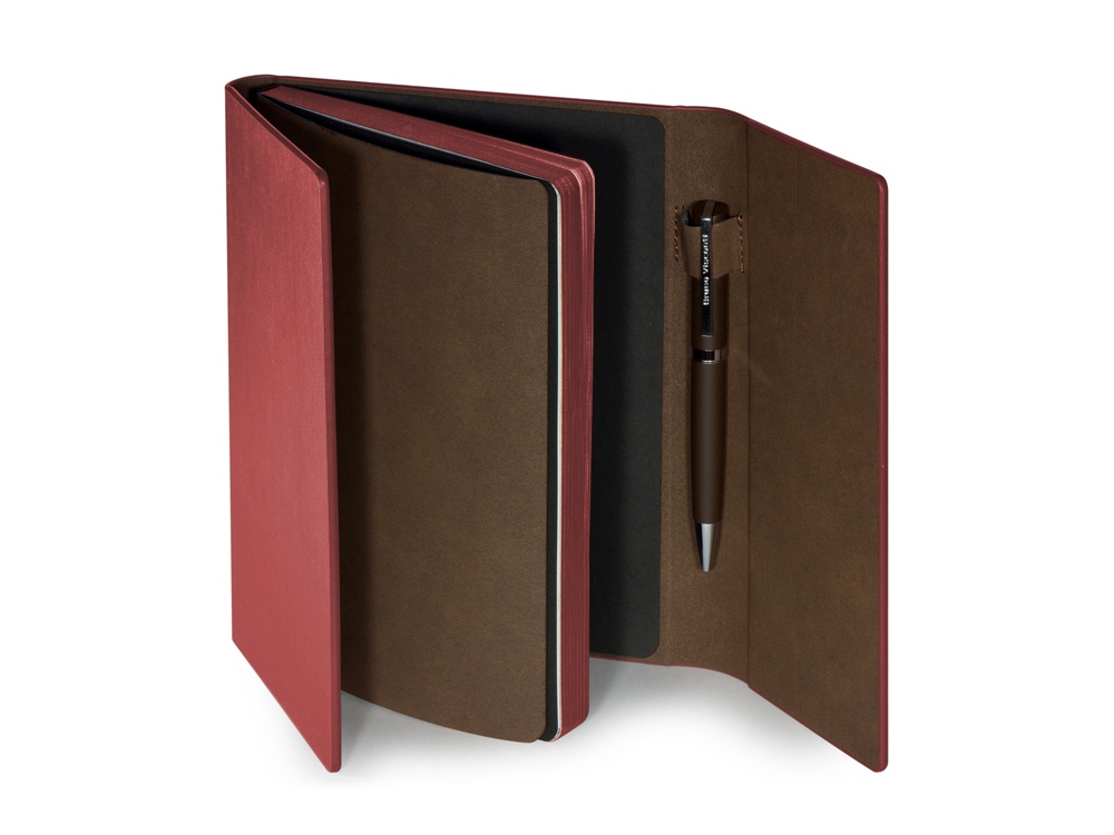 Ежедневник недатированный с магнитным клапаном, А5 WALTZ, бордовый-1