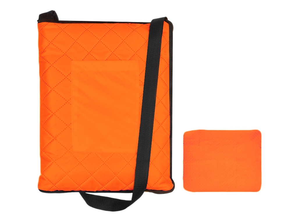 Плед для пикника Ridge, 115 х 140 см, оранжевый-0