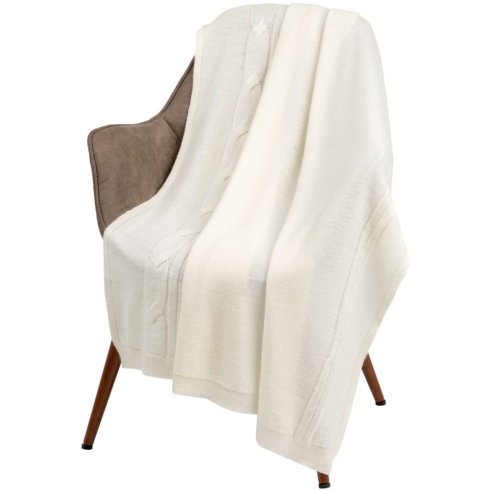 Плед Dantel, молочно-белый-1