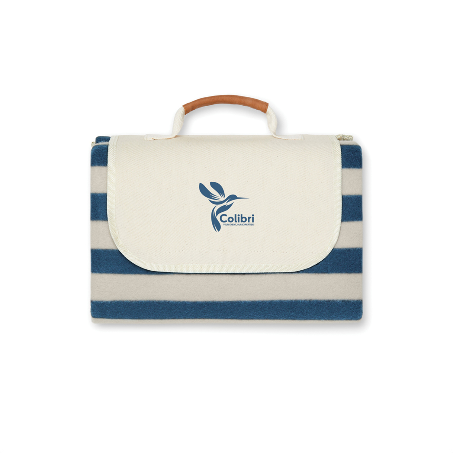 Плед для пикника VINGA Alba из rPET GRS, 110х110 см-1