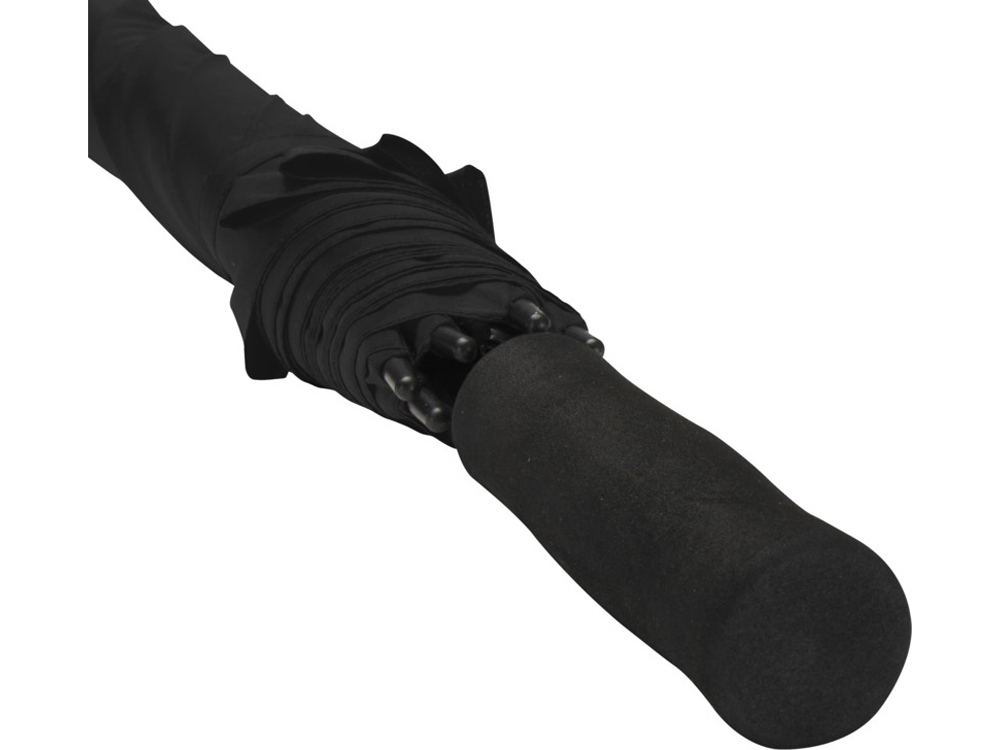 Ibi зонт 27 дюймов - сплошной черный-4