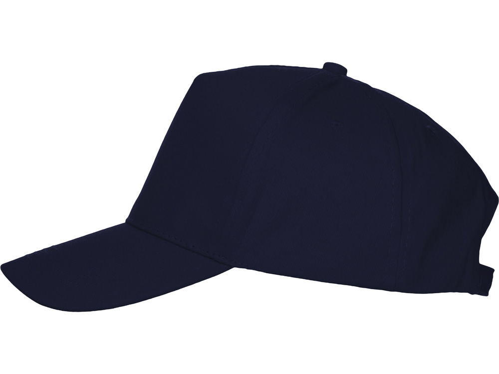 Бейсболка Мемфис 230 5-панельная, темно-синяя-5