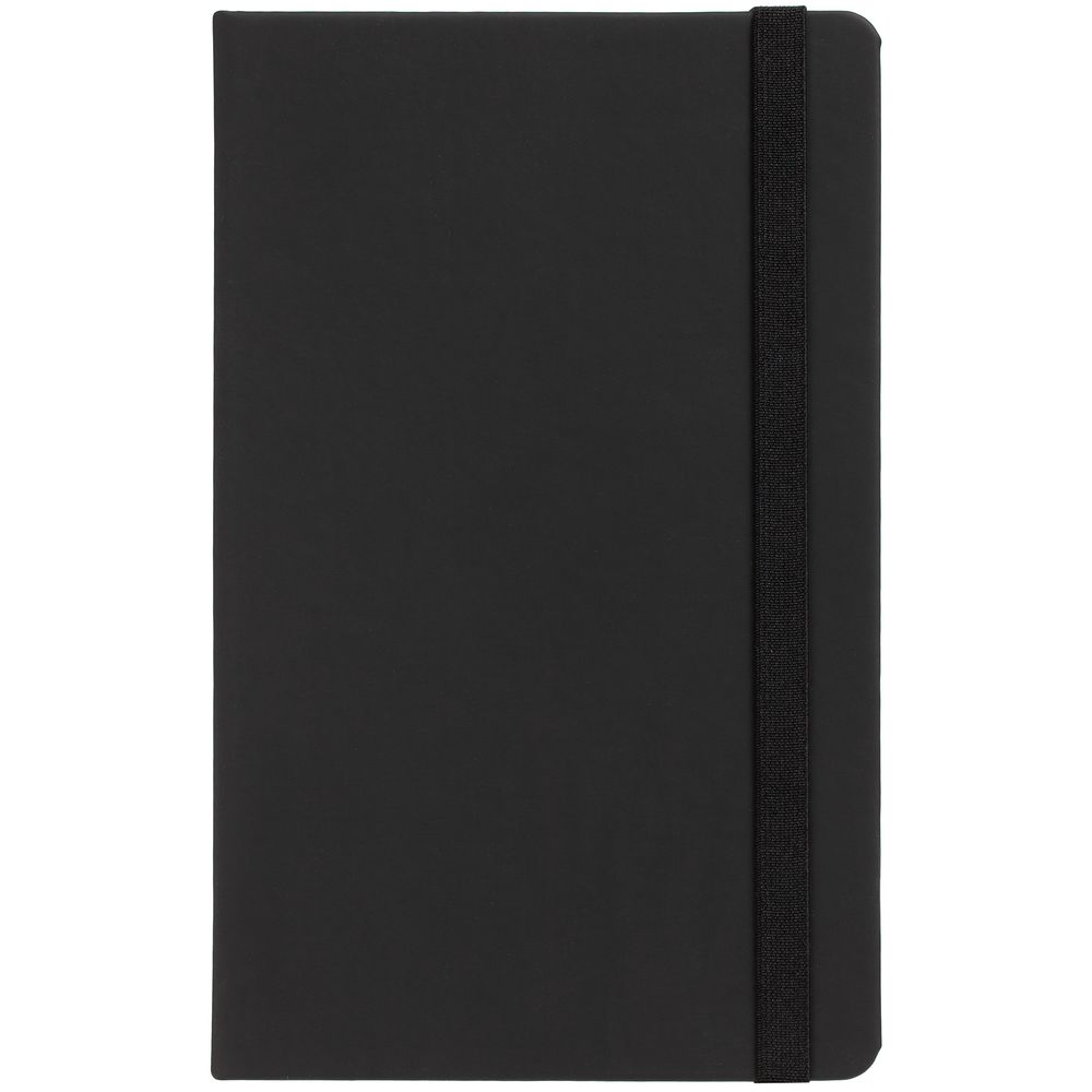 Блокнот Shall, в линейку, черный-2