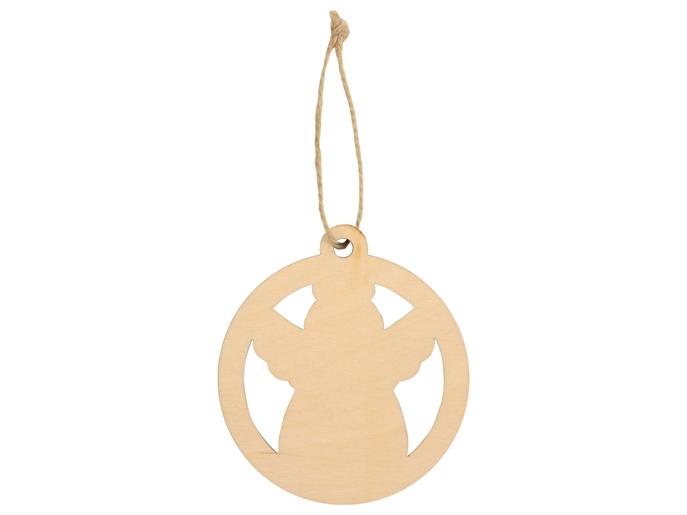 Подвеска деревянная Рождественский ангел-2
