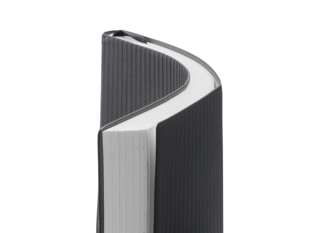 Набор блокнот в гибкой обложке А5 и металлическая шариковая ручка Nabokov, черный-8