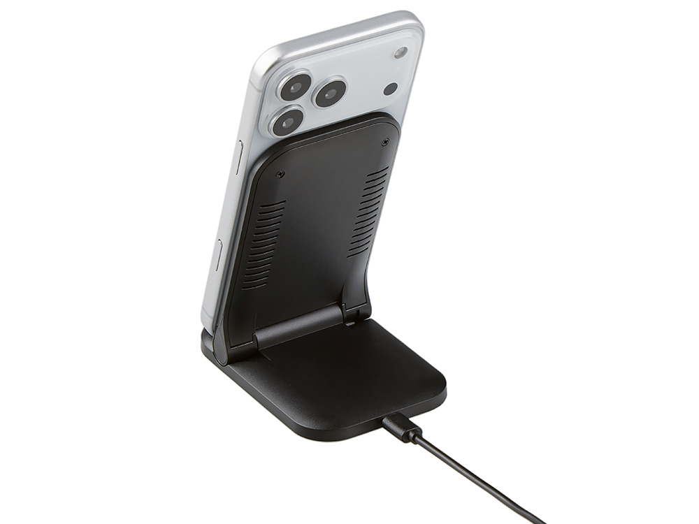 Беспроводное зарядное устройство Foldy, 15 Вт, черный-7