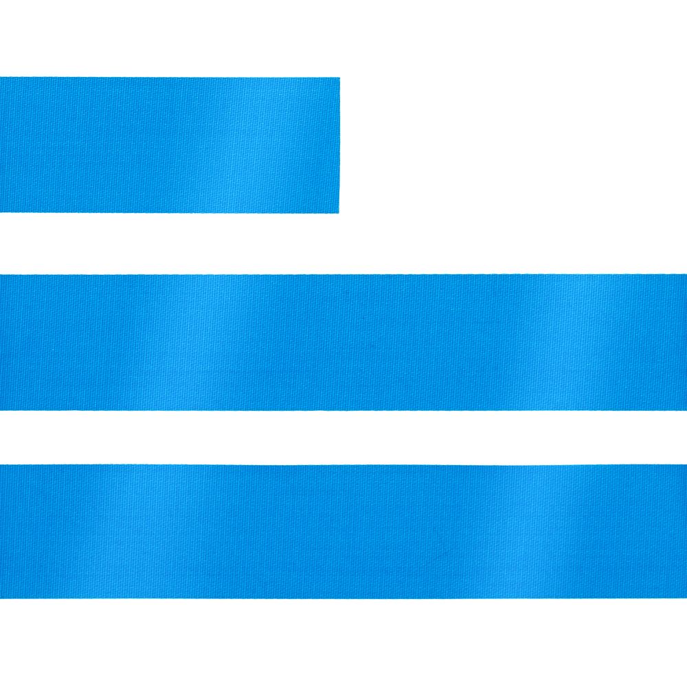 Лента сатиновая Satin 20 XL, голубая, 160 см-1