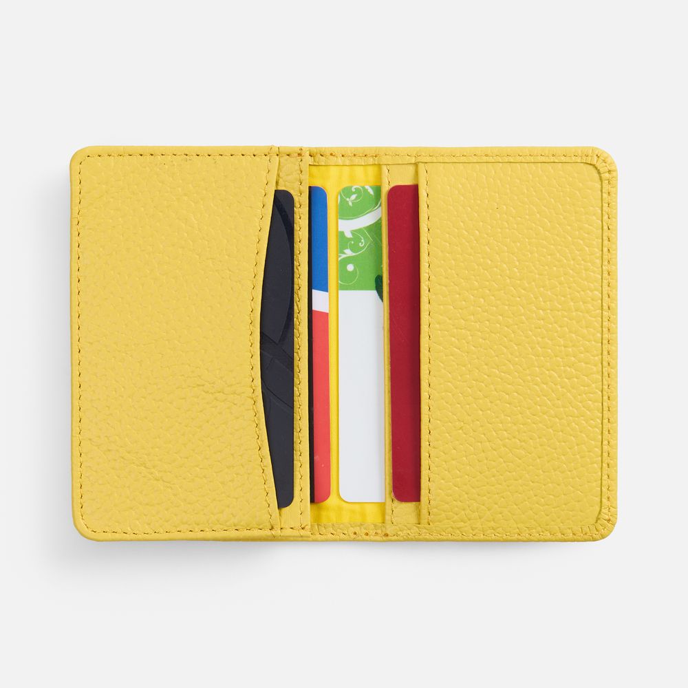 Футляр для визиток Unison, желтый-2