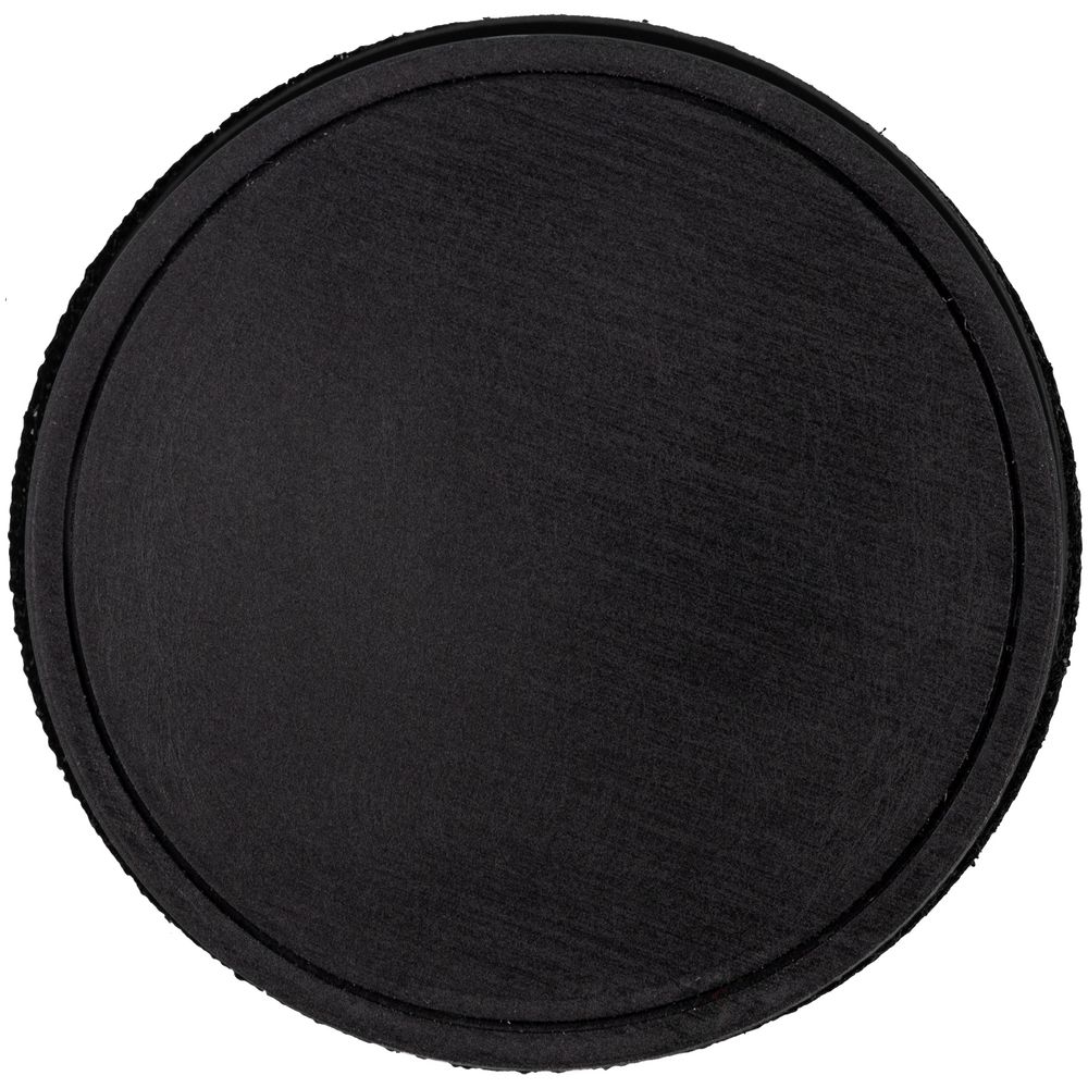 Лейбл из ПВХ с липучкой Menteqo Round, черный-1