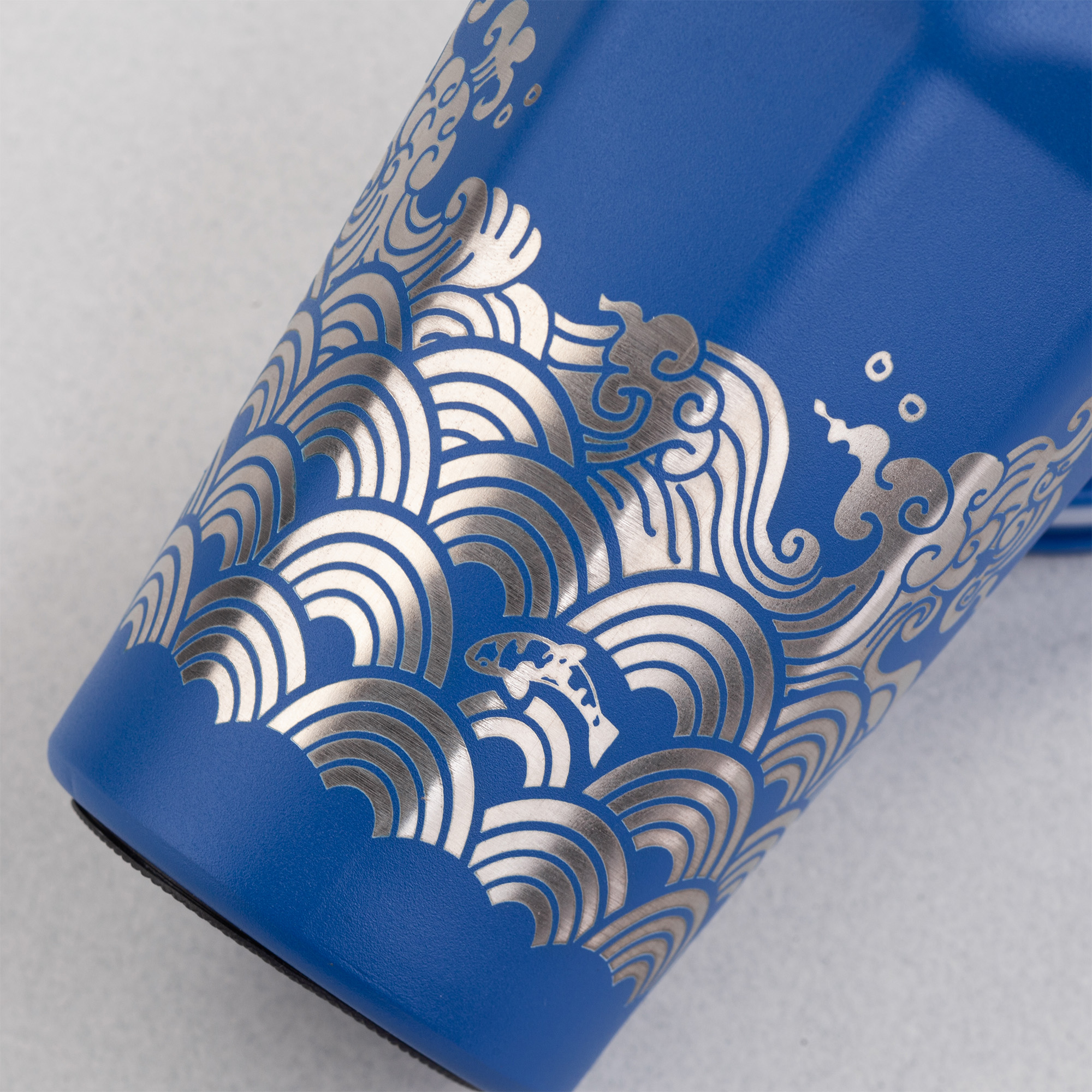 Термостакан "Legend_Волны" 390 мл с индикацией температуры, покрытие пудра-2