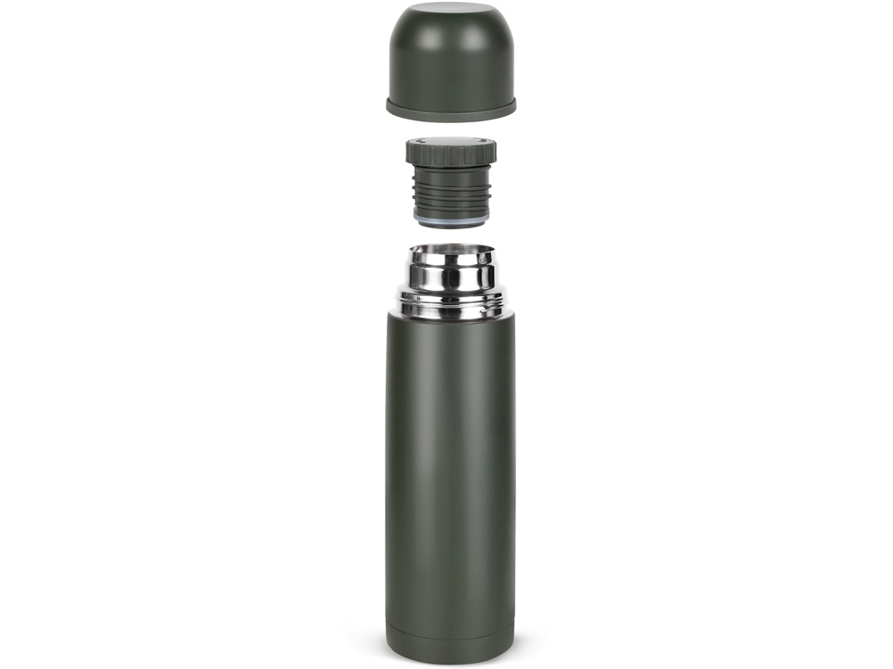 Термос Relaxika 101 (0,75 литра), хаки (без лого)-1