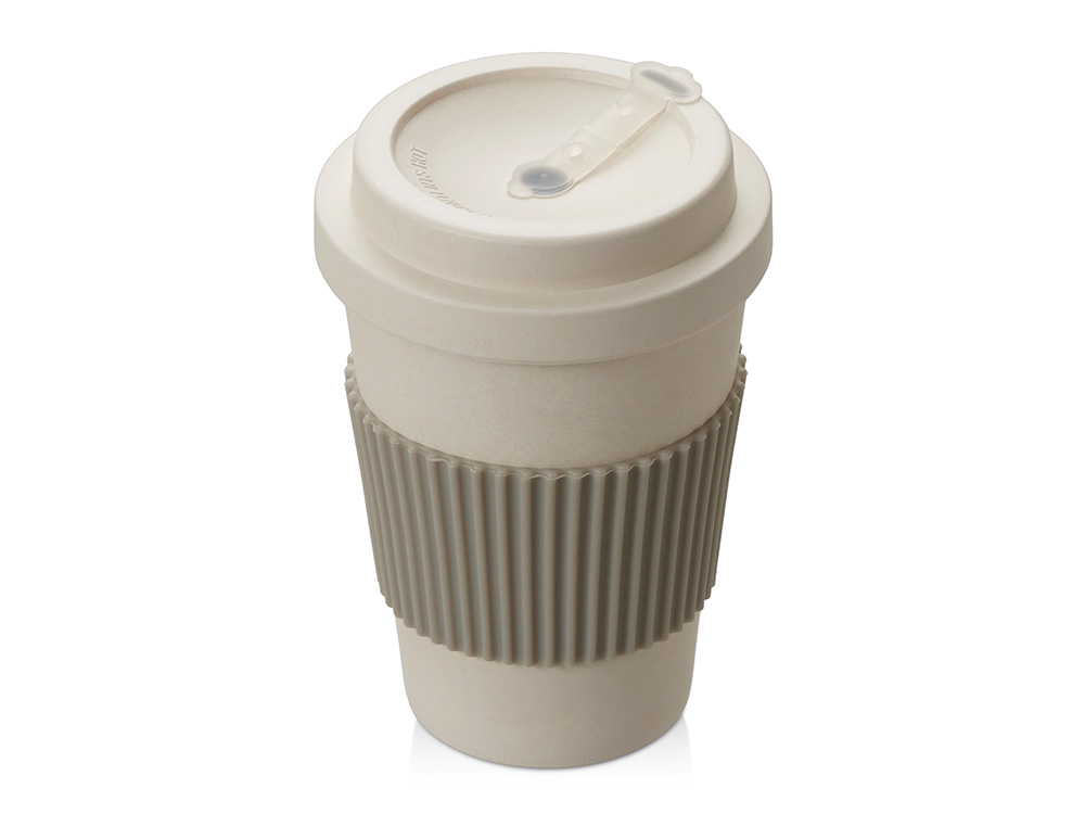 Термокружка Muffin из натуральных волокон, бежевый-0